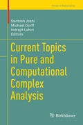 Cover: Current Topics in Pure and Computational Complex Analysis - Springer