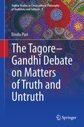 Cover: The Tagore-Gandhi Debate on Matters of Truth and Untruth - Springer
