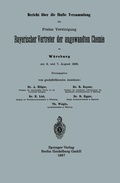 Cover: Bericht &uuml;ber die f&uuml;nfte Versammlung der Freien Vereinigung Bayerischer Vertreter der angewandten Chemie - Springer