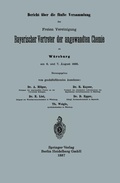 Cover: Bericht &uuml;ber die f&uuml;nfte Versammlung der Freien Vereinigung Bayerischer Vertreter der angewandten Chemie - Springer
