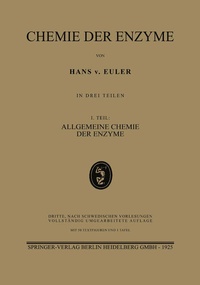 Enlarge image Cover: Chemie der Enzyme - J.F. Bergmann-Verlag