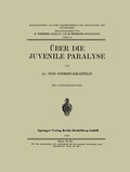 Abbildung von: Über die Juvenile Paralyse - Springer