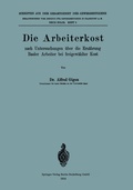 Cover: Die Arbeiterkost - Springer