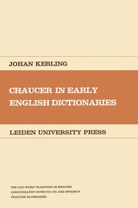 Abbildung von: Chaucer in Early English Dictionaries - Springer