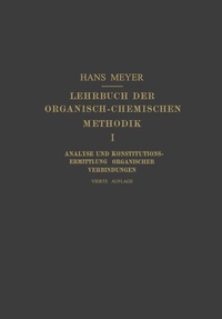 Abbildung von: Lehrbuch der Organisch-Chemischen Methodik - Springer