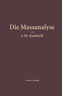 Abbildung von: Die Massanalyse - Springer