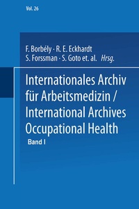 Abbildung von: Internationales Archiv für Arbeitsmedizin / International Archives of Occupational Health - Springer