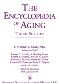 Cover: The Encyclopedia of Aging - Springer