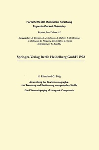Abbildung von: Anwendung der Gaschromatographie zur Trennung und Bestimmung anorganischer Stoffe - Springer