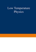 Cover: Low Temperature Physics I / K&auml;ltephysik I - Springer