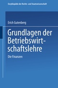 Cover: Grundlagen der Betriebswirtschaftslehre - Springer