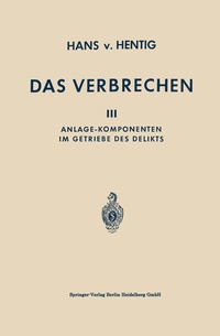 Enlarge image Cover: Das Verbrechen - Springer