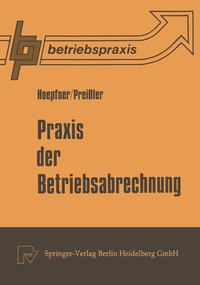 Abbildung von: Praxis der Betriebsabrechnung - Physica