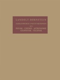 Cover: Astronomie und Geophysik - Springer