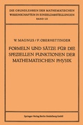 Cover: Formeln und S&auml;tze f&uuml;r die Speziellen Funktionen der Mathematischen Physik - Springer