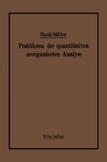 Cover: Praktikum der quantitativen anorganischen Analyse - Springer