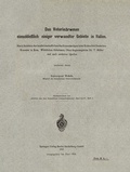 Cover: Das Veterin&auml;rwesen einschlie&szlig;lich einiger verwandter Gebiete in Italien - Springer