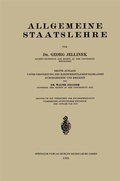 Cover: Allgemeine Staatslehre - Springer