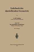Cover: Lehrbuch der darstellenden Geometrie - Springer