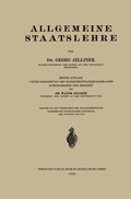 Cover: Allgemeine Staatslehre - Springer