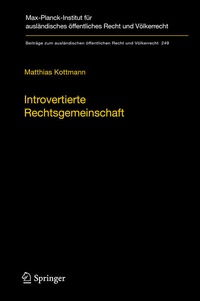 Enlarge image Cover: Introvertierte Rechtsgemeinschaft - Springer
