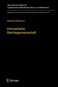 Enlarge image Cover: Introvertierte Rechtsgemeinschaft - Springer