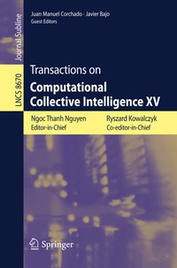 Enlarge image Cover: Transactions on Computational Collective Intelligence XV - Springer