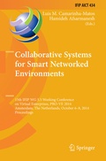 Cover: Collaborative Systems for Smart Networked Environments - Springer