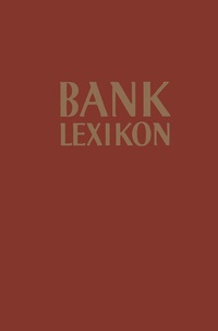 Enlarge image Cover: Bank-Lexikon - Springer Gabler