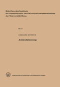 Cover: Ablaufplanung - VS Verlag f&uuml;r Sozialwissenschaften