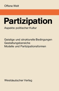 Enlarge image Cover: Partizipation - VS Verlag für Sozialwissenschaften