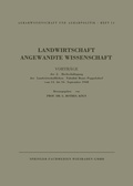 Cover: Landwirtschaft Angewandte Wissenschaft - VS Verlag f&uuml;r Sozialwissenschaften