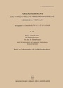 Cover: Kartei zur Dokumentation der Molekülspektroskopie - VS Verlag für Sozialwissenschaften