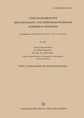 Cover: Kartei zur Dokumentation der Molek&uuml;lspektroskopie - VS Verlag f&uuml;r Sozialwissenschaften