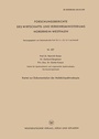 Cover: Kartei zur Dokumentation der Molek&uuml;lspektroskopie - VS Verlag f&uuml;r Sozialwissenschaften