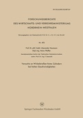 Cover: Versuche an Wirbelstra&szlig;en hinter Zylindern bei hohen Geschwindigkeiten - VS Verlag f&uuml;r Sozialwissenschaften