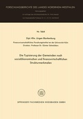 Cover: Die Typisierung der Gemeinden nach sozial&ouml;konomischen und finanzwirtschaftlichen Strukturmerkmalen - VS Verlag f&uuml;r Sozialwissenschaften