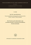 Cover: Die Typisierung der Gemeinden nach sozial&ouml;konomischen und finanzwirtschaftlichen Strukturmerkmalen - VS Verlag f&uuml;r Sozialwissenschaften