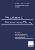 Cover: Wertorientierte Unternehmensf&uuml;hrung - Springer Gabler