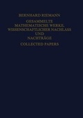 Cover: Gesammelte Mathematische Werke, Wissenschaftlicher Nachlass und Nachtr&auml;ge Collected Papers - Vieweg+Teubner Verlag