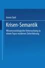Cover: Krisensemantik - VS Verlag für Sozialwissenschaften