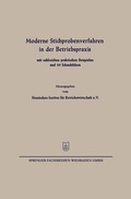 Cover: Moderne Stichprobenverfahren in der Betriebspraxis - Springer Gabler