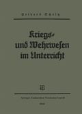 Cover: Kriegs- und Wehrwesen im unterricht - Vieweg+Teubner Verlag