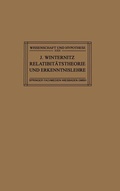 Cover: Relativit&auml;tstheorie und Erkenntnislehre - Vieweg+Teubner Verlag