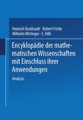 Cover: Encyklop&auml;die der Mathematischen Wissenschaften mit Einschluss ihrer Anwendungen - Vieweg+Teubner Verlag