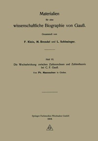Abbildung von: Die Wechselwirkung zwischen Zahlenrechnen und Zahlentheorie bei C. F. Gauß - Vieweg+Teubner Verlag