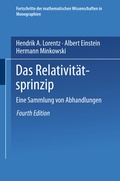 Cover: Das Relativit&auml;tsprinzip - Vieweg+Teubner Verlag