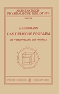 Cover: Das Delische Problem - Vieweg+Teubner Verlag