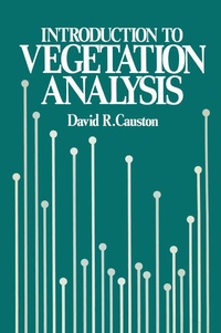 Enlarge image Cover: An Introduction to Vegetation Analysis - Springer