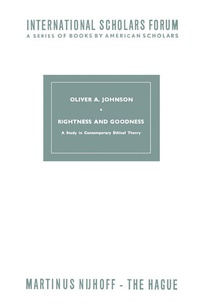 Enlarge image Cover: Rightness and Goodness - Springer
